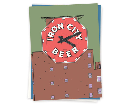 South Side Clock (Iron City Beer)