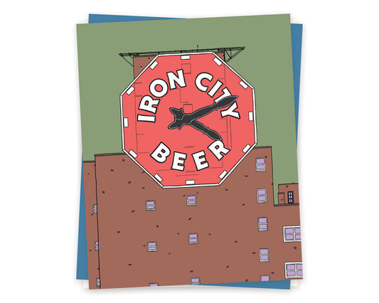 South Side Clock (Iron City Beer)