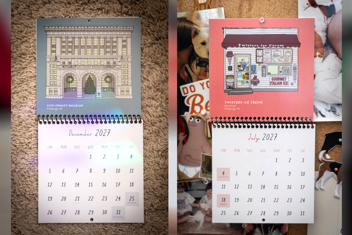 2027 Pittsburgh Buildings & Landmarks Calendar