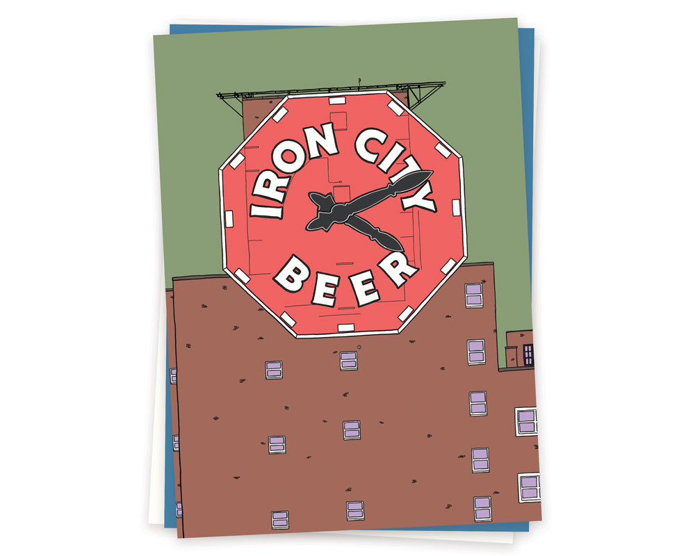 South Side Clock (Iron City Beer)