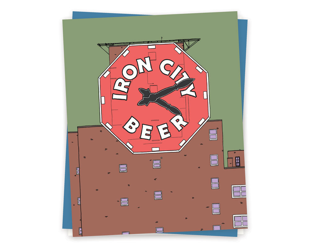 South Side Clock (Iron City Beer)