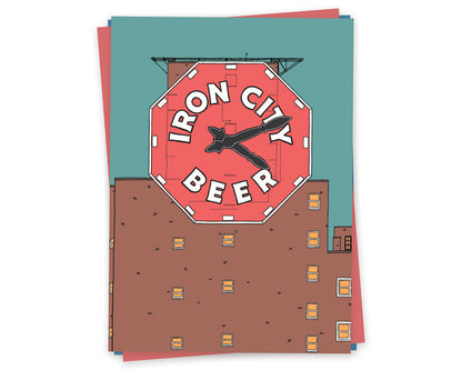 South Side Clock (Iron City Beer)