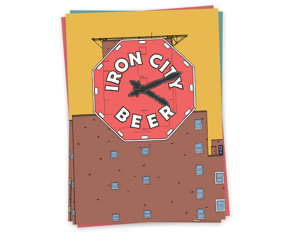 South Side Clock (Iron City Beer)