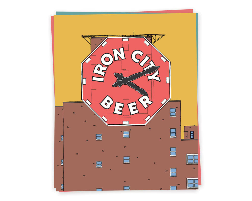 South Side Clock (Iron City Beer)